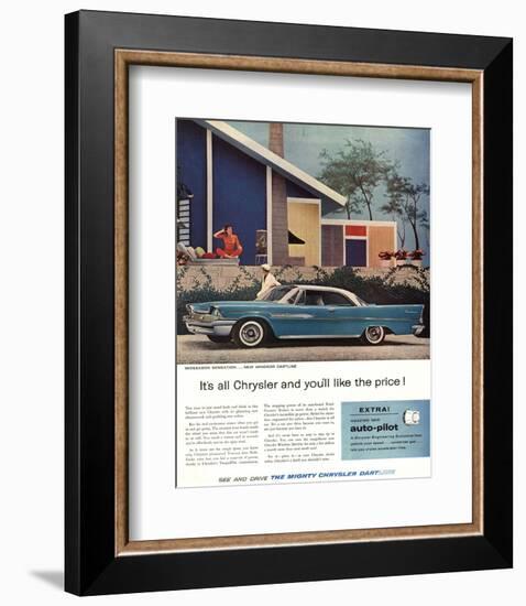 The Mighty Chrysler Dartline-null-Framed Art Print