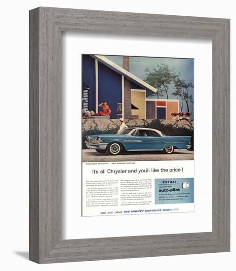 The Mighty Chrysler Dartline-null-Framed Art Print