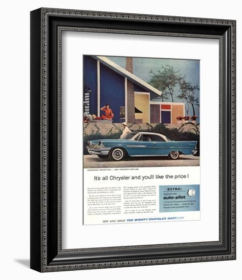 The Mighty Chrysler Dartline-null-Framed Art Print