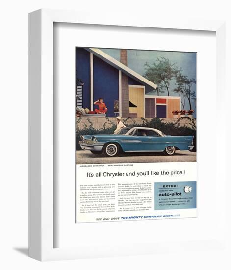 The Mighty Chrysler Dartline-null-Framed Art Print