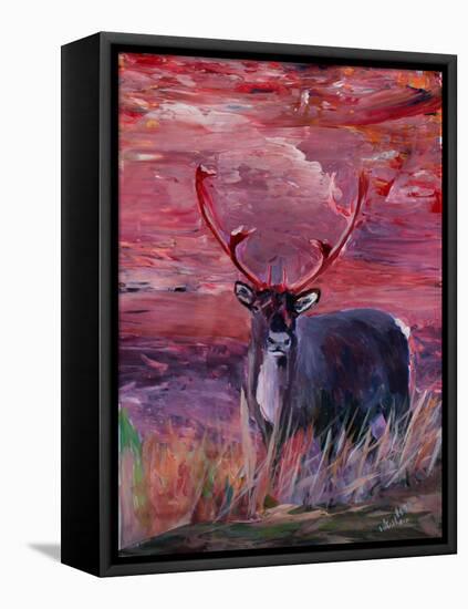 The Mighty Moose Mongoose Reindeer Elk Rentier Car-Markus Bleichner-Framed Stretched Canvas