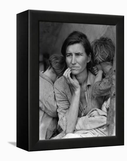 The Migrant Mother, c.1936-Dorothea Lange-Framed Premier Image Canvas