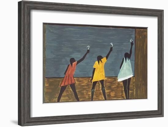 The Migration Series, No. 58, 1941-Jacob Lawrence-Framed Art Print