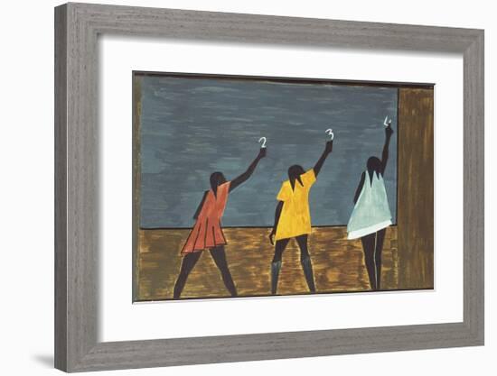 The Migration Series, No. 58, 1941-Jacob Lawrence-Framed Art Print