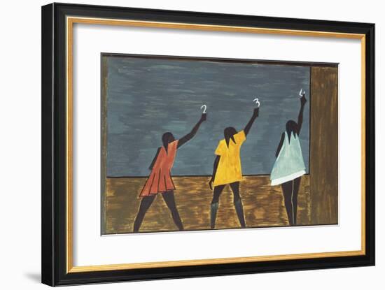 The Migration Series, No. 58, 1941-Jacob Lawrence-Framed Art Print