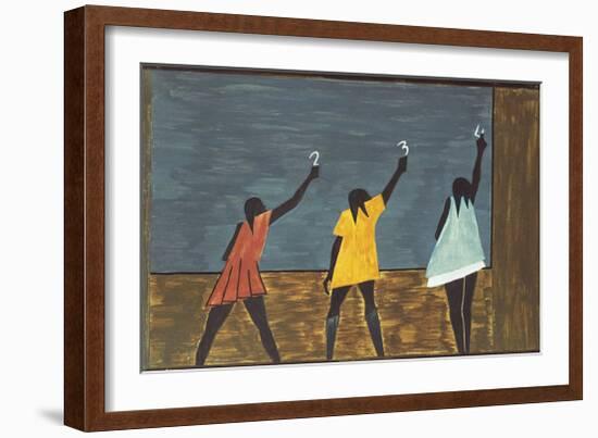 The Migration Series, No. 58, 1941-Jacob Lawrence-Framed Art Print