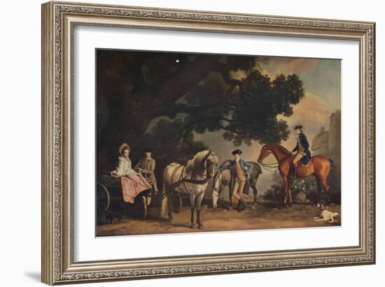 The Milbanke and Melbourne Families, (C179), 1929-George Stubbs-Framed Giclee Print