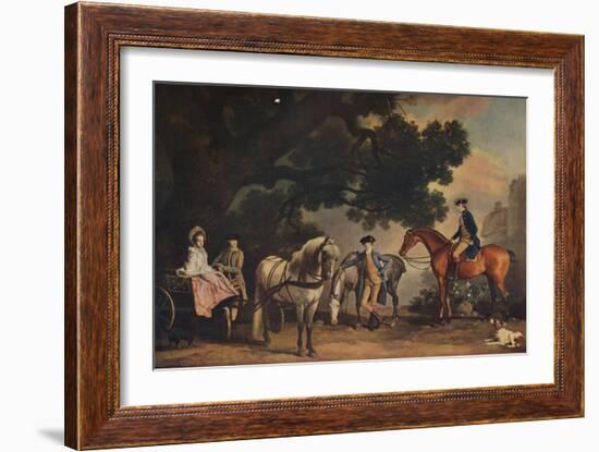 The Milbanke and Melbourne Families, (C179), 1929-George Stubbs-Framed Giclee Print