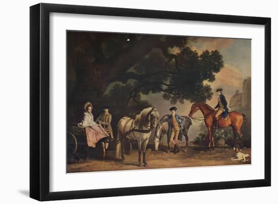 The Milbanke and Melbourne Families, (C179), 1929-George Stubbs-Framed Giclee Print