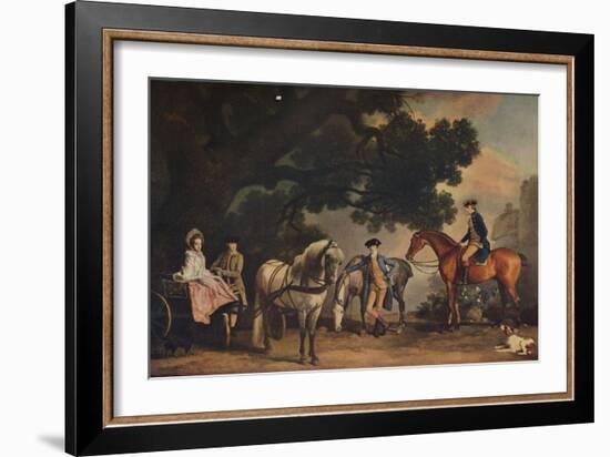 The Milbanke and Melbourne Families, (C179), 1929-George Stubbs-Framed Giclee Print