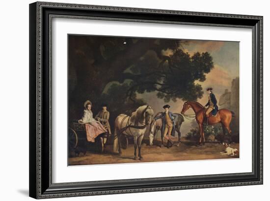 The Milbanke and Melbourne Families, (C179), 1929-George Stubbs-Framed Giclee Print