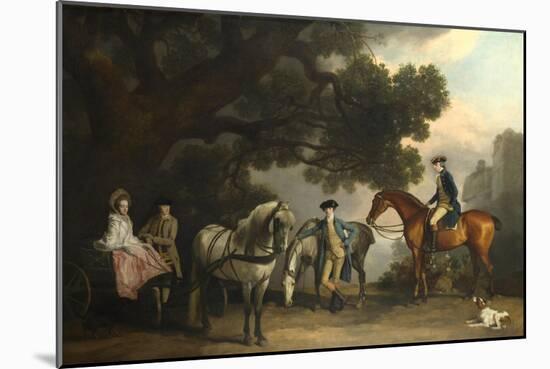 The Milbanke and Melbourne Families, Ca 1769-George Stubbs-Mounted Giclee Print