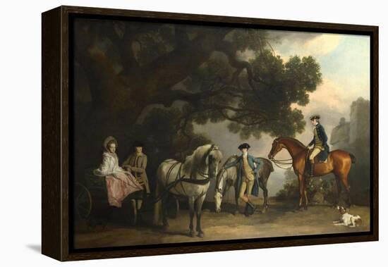 The Milbanke and Melbourne Families, Ca 1769-George Stubbs-Framed Premier Image Canvas