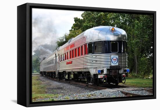 The Mile One Express: the B&O R.R.-Amanda Barrett-Framed Premier Image Canvas