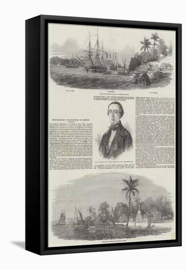 The Military Colonisation of French Guiana-null-Framed Premier Image Canvas