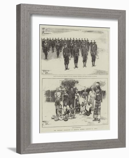 The Military Expedition to Manipur, Eastern Frontier of India-Frederick Pegram-Framed Giclee Print