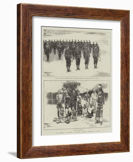 The Military Expedition to Manipur, Eastern Frontier of India-Frederick Pegram-Framed Giclee Print