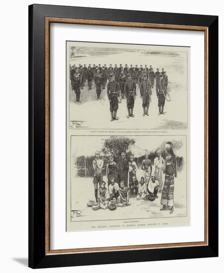 The Military Expedition to Manipur, Eastern Frontier of India-Frederick Pegram-Framed Giclee Print