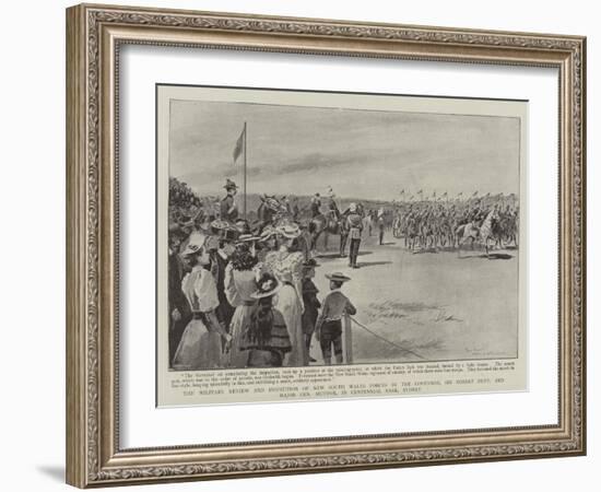 The Military Review and Inspection of New South Wales Forces by the Governor-Paul Destez-Framed Giclee Print