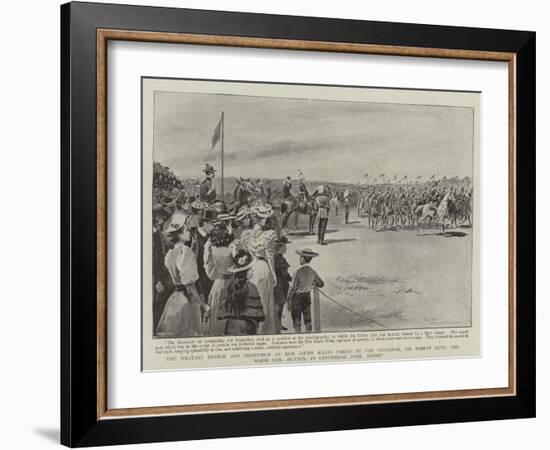 The Military Review and Inspection of New South Wales Forces by the Governor-Paul Destez-Framed Giclee Print