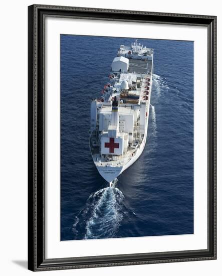 The Military Sealift Command Hospital Ship USNS Comfort-Stocktrek Images-Framed Photographic Print