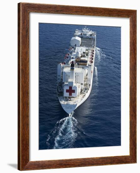 The Military Sealift Command Hospital Ship USNS Comfort-Stocktrek Images-Framed Photographic Print