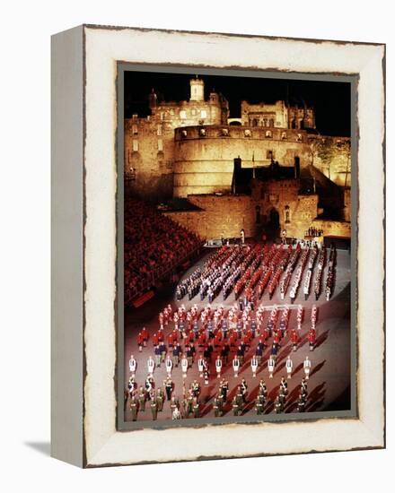 The Military Tattoo, Edinburgh, Lothian, Scotland, United Kingdom-Adam Woolfitt-Framed Premier Image Canvas