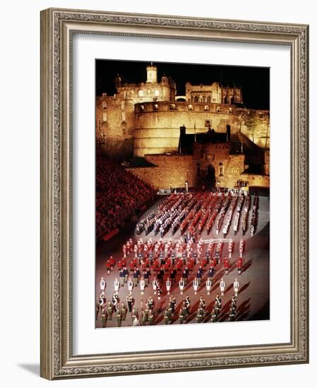 The Military Tattoo, Edinburgh, Lothian, Scotland, United Kingdom-Adam Woolfitt-Framed Photographic Print