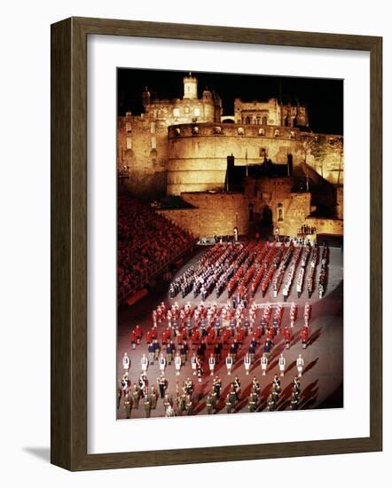 The Military Tattoo, Edinburgh, Lothian, Scotland, United Kingdom-Adam Woolfitt-Framed Photographic Print