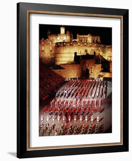 The Military Tattoo, Edinburgh, Lothian, Scotland, United Kingdom-Adam Woolfitt-Framed Photographic Print