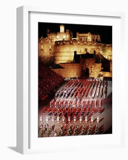 The Military Tattoo, Edinburgh, Lothian, Scotland, United Kingdom-Adam Woolfitt-Framed Photographic Print