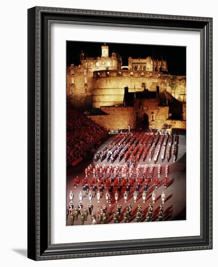 The Military Tattoo, Edinburgh, Lothian, Scotland, United Kingdom-Adam Woolfitt-Framed Photographic Print