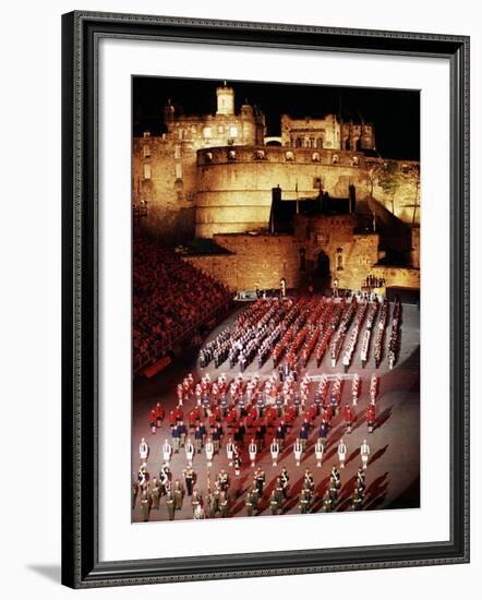 The Military Tattoo, Edinburgh, Lothian, Scotland, United Kingdom-Adam Woolfitt-Framed Photographic Print