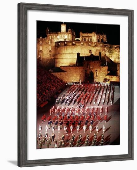 The Military Tattoo, Edinburgh, Lothian, Scotland, United Kingdom-Adam Woolfitt-Framed Photographic Print