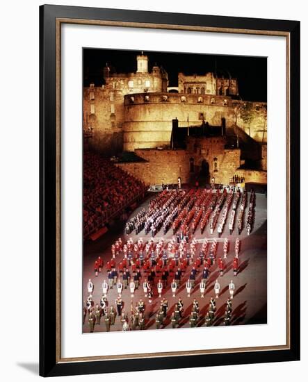 The Military Tattoo, Edinburgh, Lothian, Scotland, United Kingdom-Adam Woolfitt-Framed Photographic Print