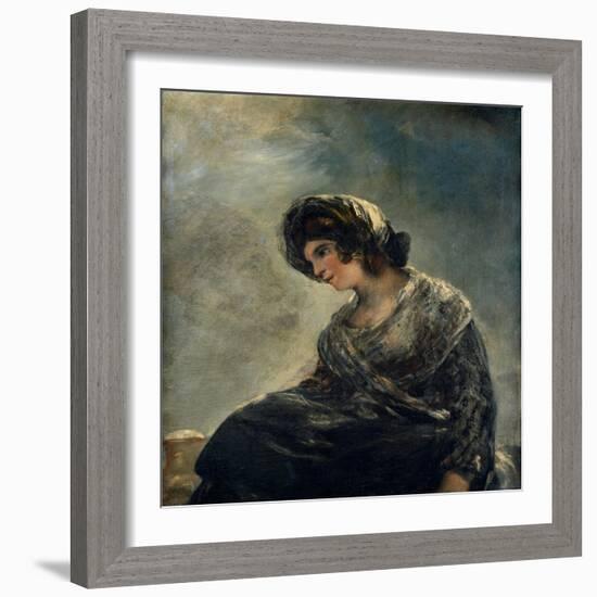 The Milkmaid of Bordeaux, 1825-1827-Francisco de Goya y Lucientes-Framed Giclee Print