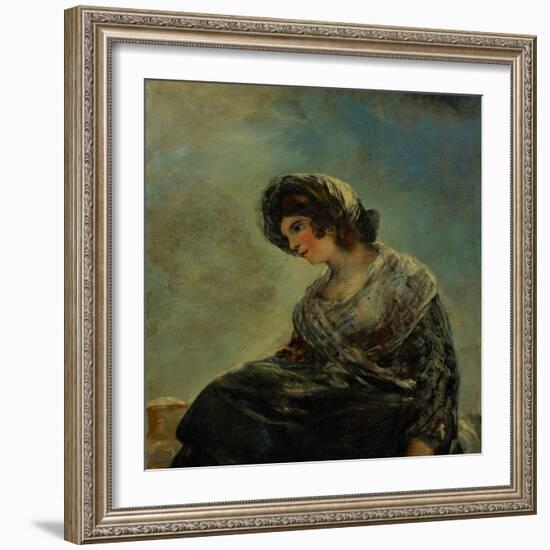 The Milkmaid of Bordeaux, 1827-Suzanne Valadon-Framed Giclee Print