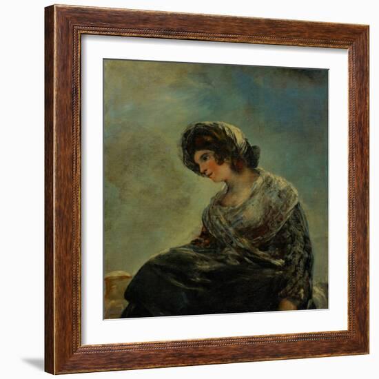 The Milkmaid of Bordeaux, 1827-Suzanne Valadon-Framed Giclee Print