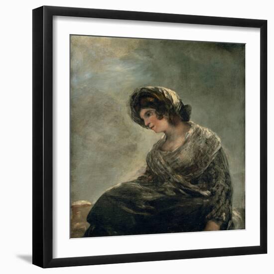 The Milkmaid of Bordeaux, C.1827 (Oil on Canvas)-Francisco Jose de Goya y Lucientes-Framed Giclee Print