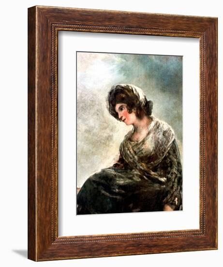 The Milkmaid of Bordeaux, C1824-Francisco de Goya-Framed Giclee Print