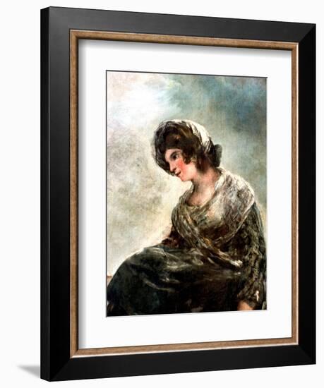 The Milkmaid of Bordeaux, C1824-Francisco de Goya-Framed Giclee Print