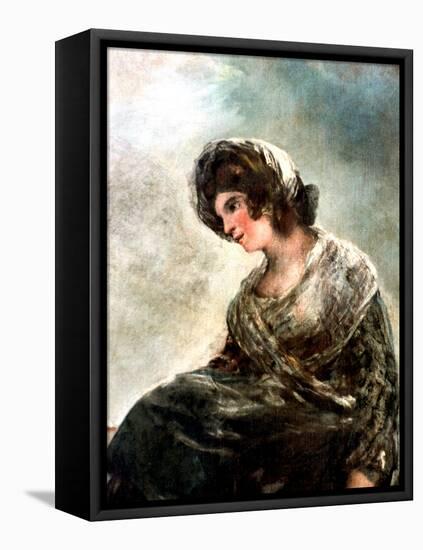 The Milkmaid of Bordeaux, C1824-Francisco de Goya-Framed Premier Image Canvas