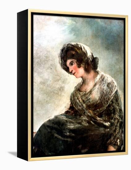 The Milkmaid of Bordeaux, C1824-Francisco de Goya-Framed Premier Image Canvas