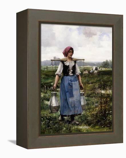 The Milkmaid-Julien Dupre-Framed Premier Image Canvas