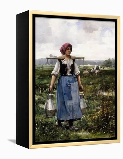 The Milkmaid-Julien Dupre-Framed Premier Image Canvas