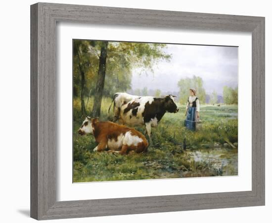 The Milkmaid-Julien Dupre-Framed Giclee Print