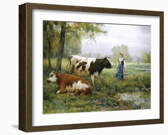 The Milkmaid-Julien Dupre-Framed Giclee Print