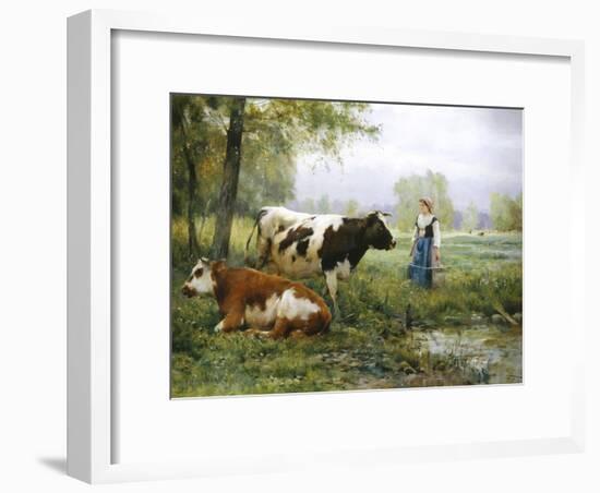 The Milkmaid-Julien Dupre-Framed Giclee Print