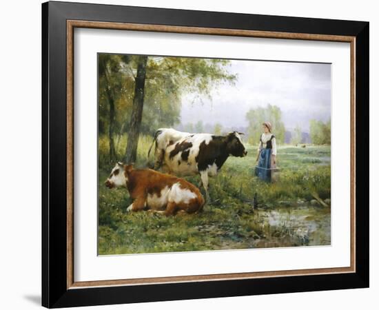 The Milkmaid-Julien Dupre-Framed Giclee Print