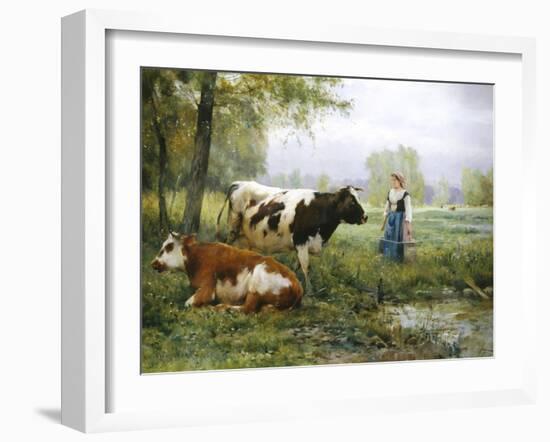 The Milkmaid-Julien Dupre-Framed Giclee Print